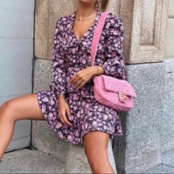 NWT Zara Floral Print Dress - Picture 6 of 7